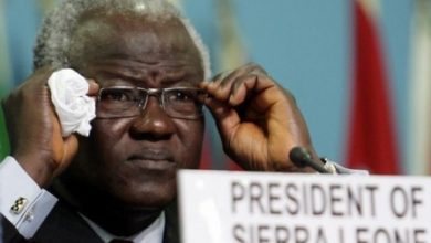 S’ Leone president names cabinet, as opposition files petition over his victory.