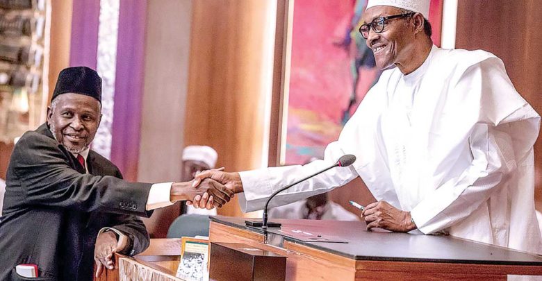 Buhari Seeks Senate’s Confirmation Of Justice Tanko Muhammed As CJN
