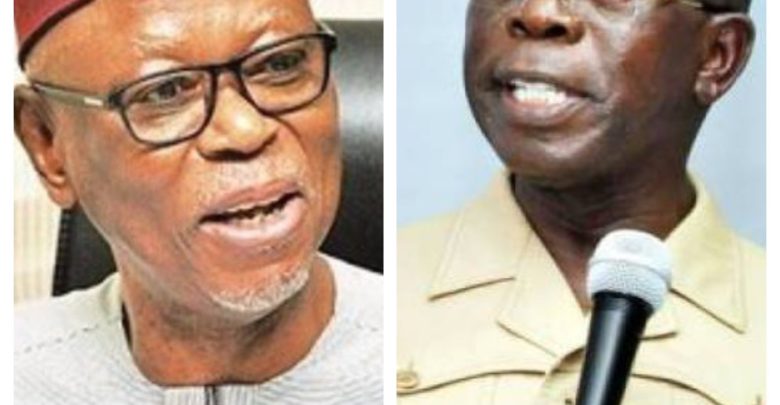 Address Me Directly - Oshiomhole Tells Oyegun