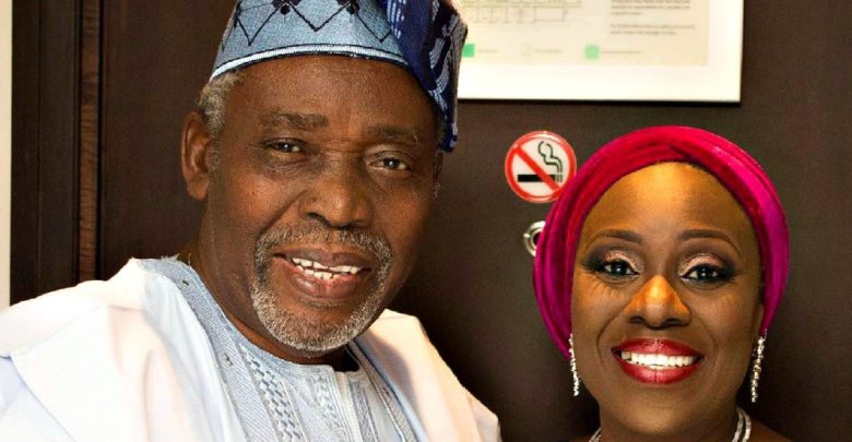 Check Out Cute Message Joke Silva Sent Olu Jacobs On His 77th Birthday