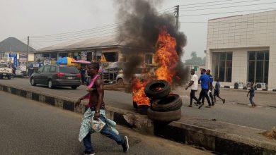 PDP Secretariat Set On Fire Yenagoa Protest Over Supreme Court Ruling