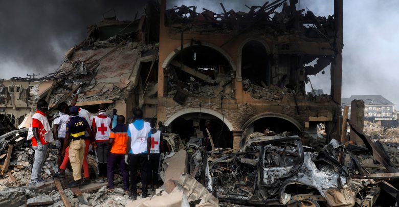 Lagos Explosion, At Abule-Ado