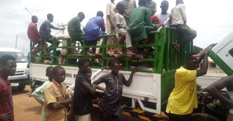 Truck Loaded With Almajiris Intercepted In Ogun [VIDEO]
