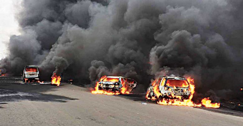 Tankers Explode On Lagos-Ibadan Expressway, Two Dead, Many Injured