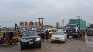 End SARS: Protesters Block Lagos – Ibadan Expressway [PHOTOS]